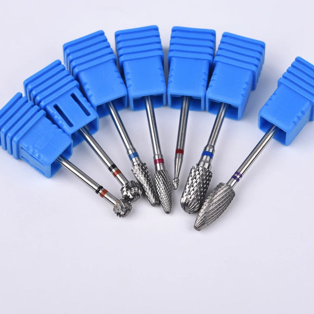 Nail Drill Bit Carbide Milling Cutters Nail Art Tool For Electric Manicure Nail Drill Machine Nails Accessories Remove Gel Tools