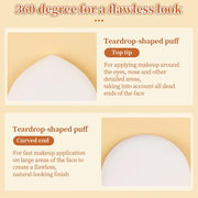 XL Powder Puff Face Soft Makeup Sponge Set with Storage Box Cushion Puff Face Setting Powder Make Up Sponge Tool Beauty Cosmetic