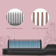New Hair Straightener Professional Quick Heated Electric Hot Comb Hair Mini Comb Personal Care Multifunctional Hairstyle Brush