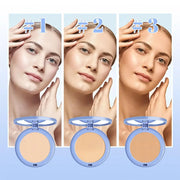 Sunscreen Soft Mist Powder Long-lasting Waterproof Oil Control Natural Makeup Matte Concealer Smooth Texture Powder Makeup