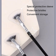 Eyelash Brush Fan Bent Lash Fan Brush Eyelash Brush Small Fan Brush Professional Mini Fan Eyelash Brush Make Up Tool