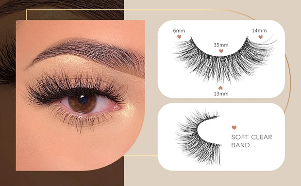 5 Pairs 3D Mink Lashes Fake Eyelashes Handmade Wispy Fluffy Long Lashes Natural Eye Makeup Tools Eye Lashes individual lashes