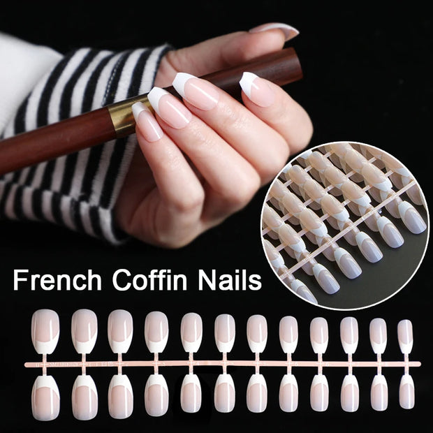 French acrylic nails