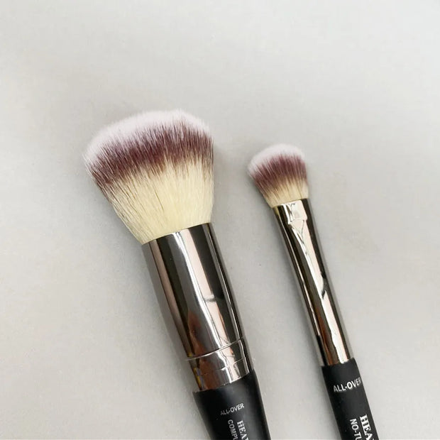 Double-ended COMPLEXION PERFECTION MAKEUP BRUSH 7 - Foundation Concealer Eyeshadow Contour Highlighting Beauty Cosmetics Tool